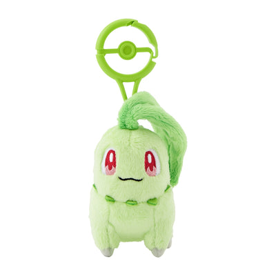 Pokémon Chikorita Carabiner Plush Keychain
