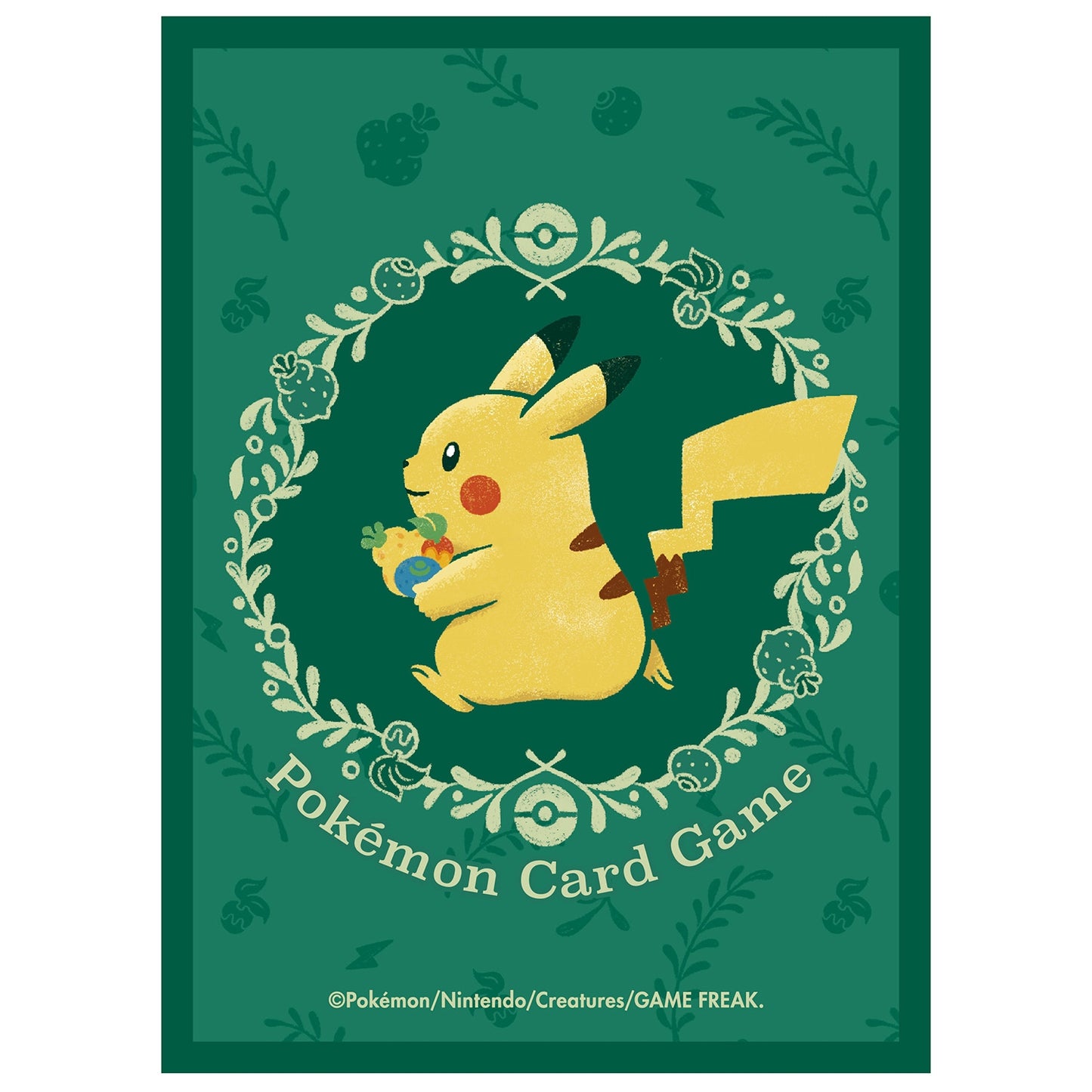 Pokémon TCG Premium Matte Card Sleeves - Pikachu & Berries Series [Pikachu]