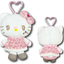 Sanrio Hello Kitty Plush Heart Carabiner Keychain
