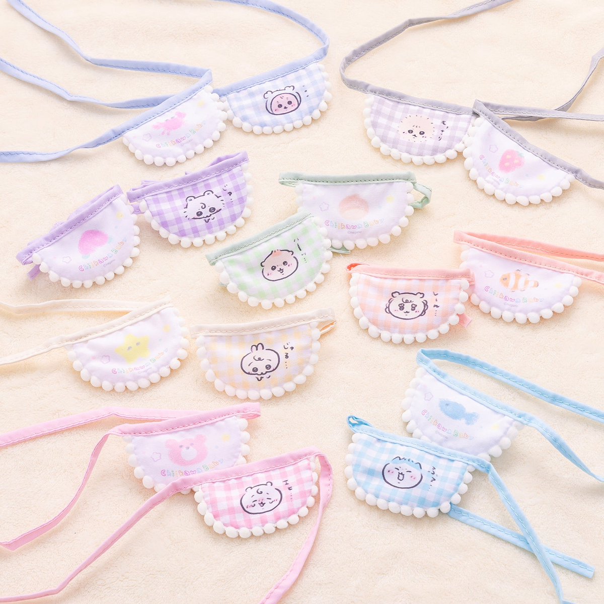 Chiikawa Market Chiikawa Baby Bib Blind Box (Random 1 of 8)