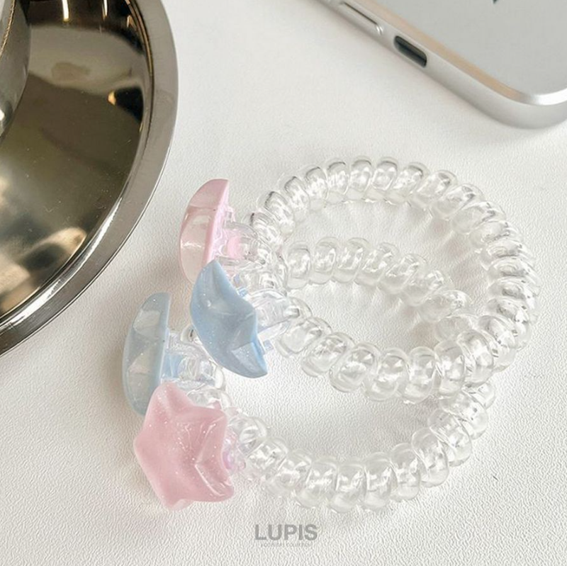 Twin Star Spring Hair Tie