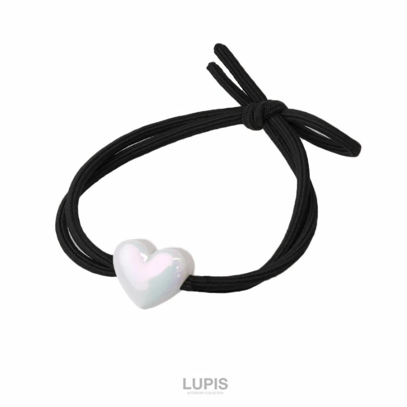 LUPIS Aurora Heart Hair Tie Black