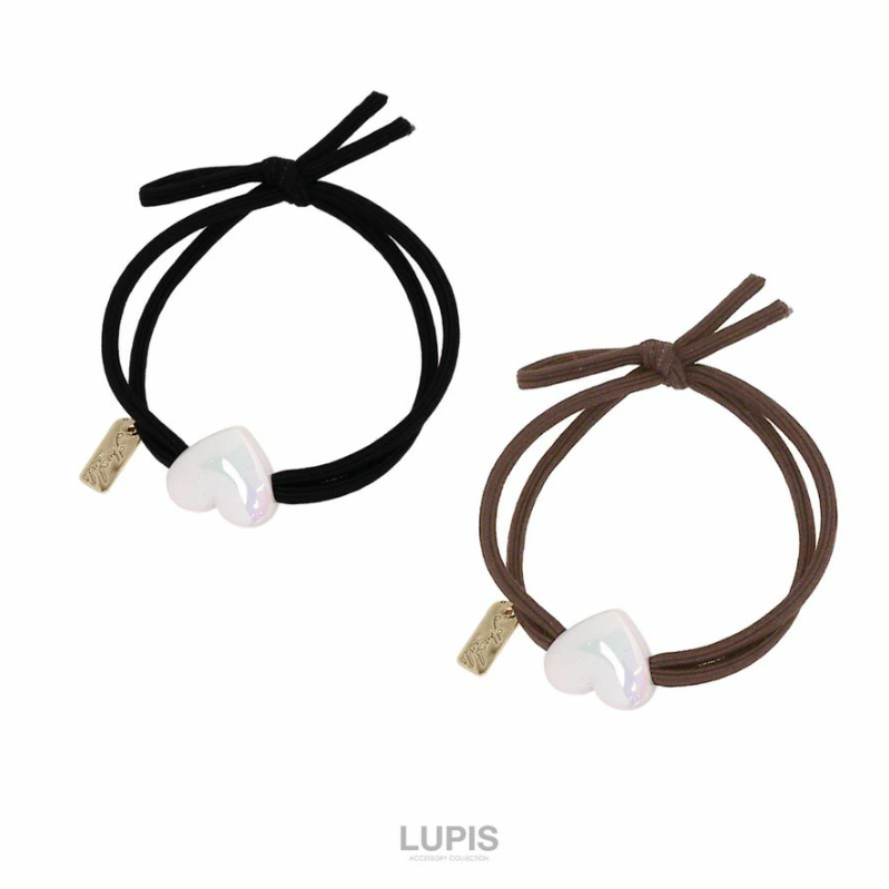 LUPIS Aurora Heart Hair Tie Black