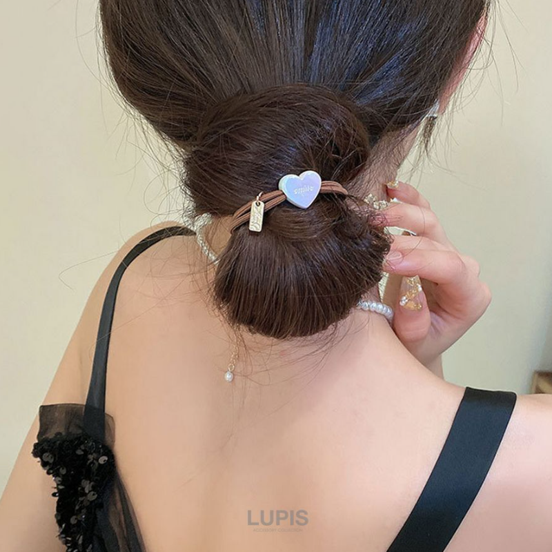 LUPIS Aurora Heart Hair Tie Black