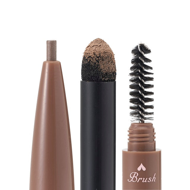PREORDER Canmake 3-in-1 Eyebrow Pencil (Assorted Shades)