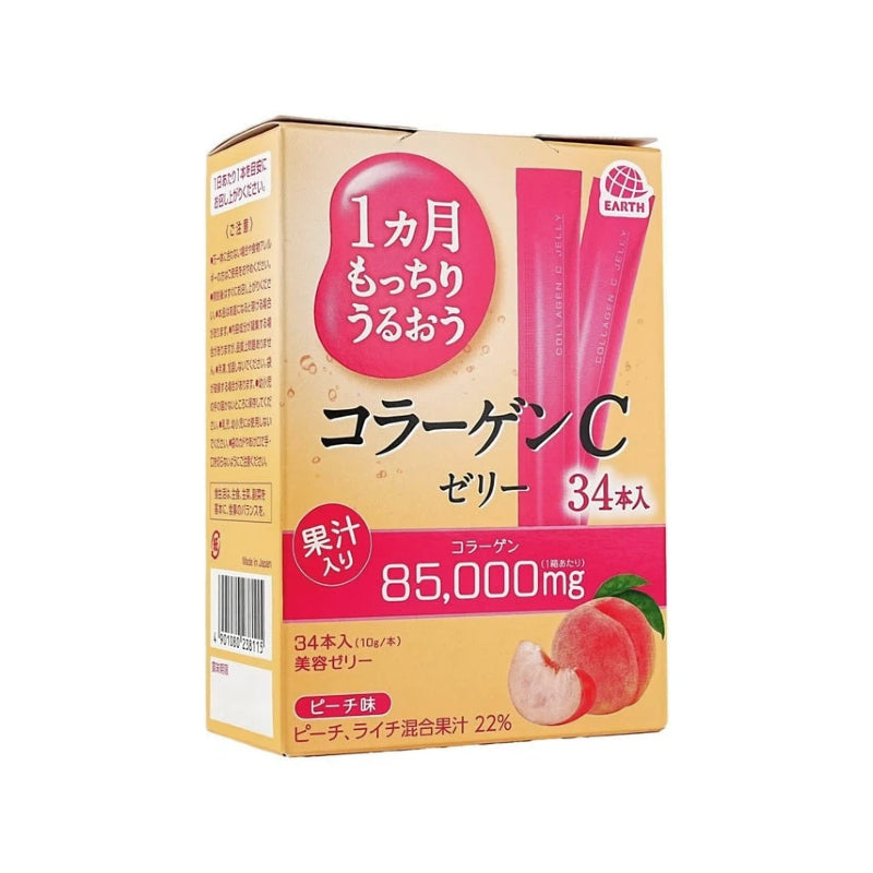 EARTH Collagen C Peach Flavored Jelly