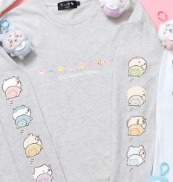 Chiikawa Long-Sleeve Top – Standing / Lying Designs 【M / L / XL】