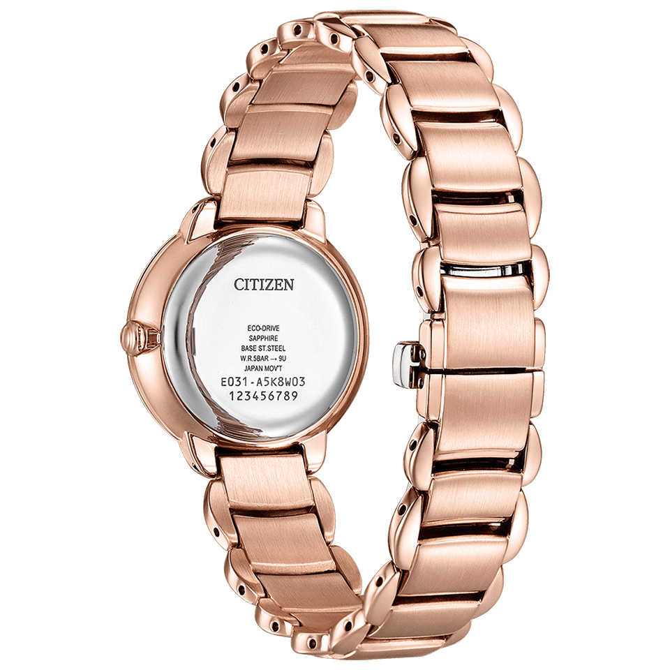 CITIZEN ROUND Collection Silver/Gold EM0927-87Y/EM0928-84D