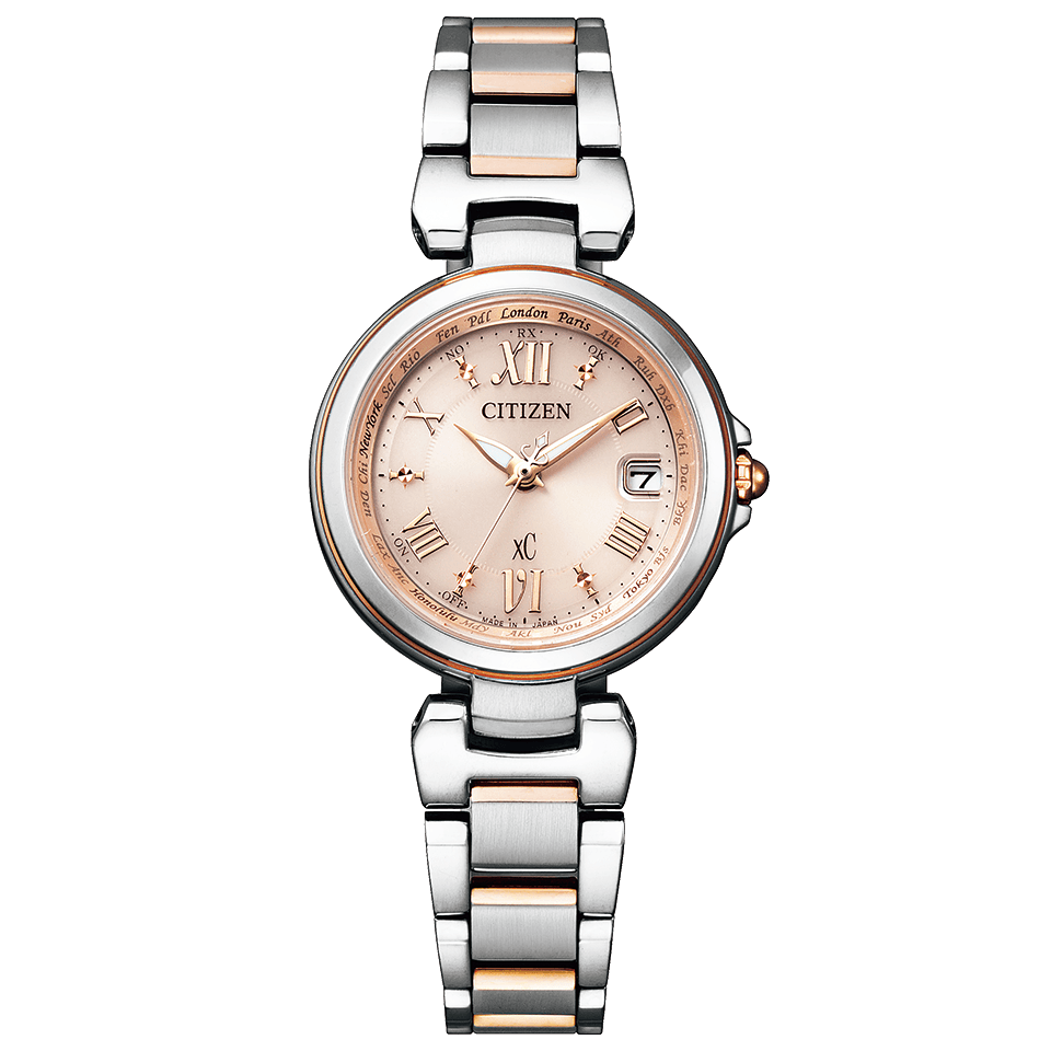 CITIZEN Watch Pink and Gold/Silver and Pink EC1032-54X/EC1034-59W