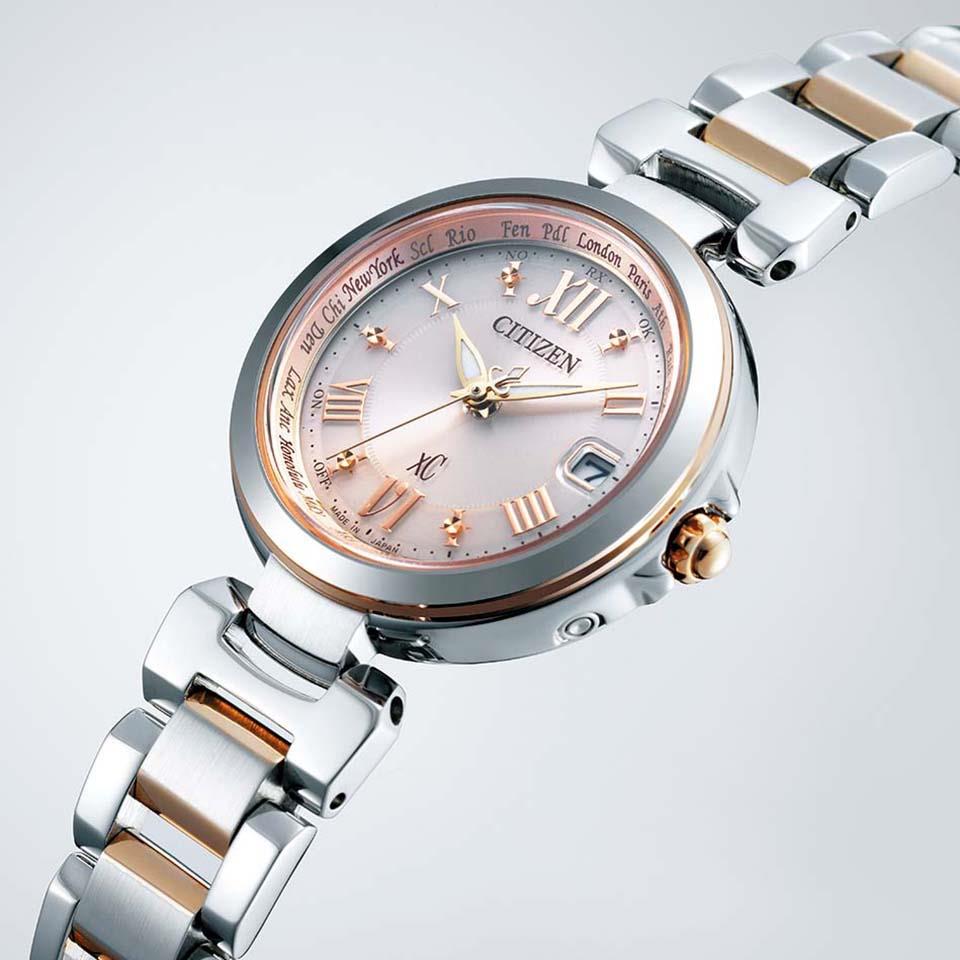 CITIZEN Watch Pink and Gold/Silver and Pink EC1032-54X/EC1034-59W