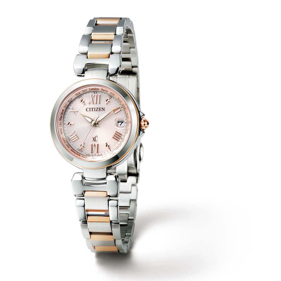 CITIZEN Watch Pink and Gold/Silver and Pink EC1032-54X/EC1034-59W