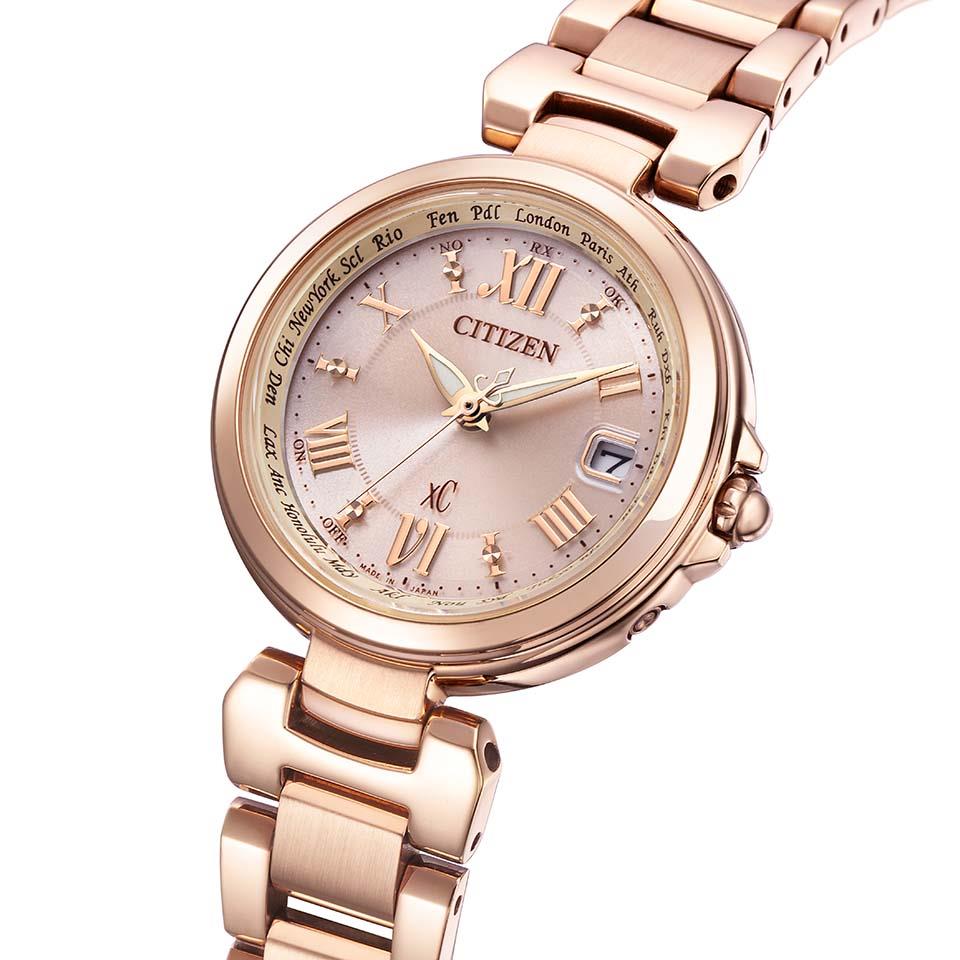 CITIZEN Watch Pink and Gold/Silver and Pink EC1032-54X/EC1034-59W
