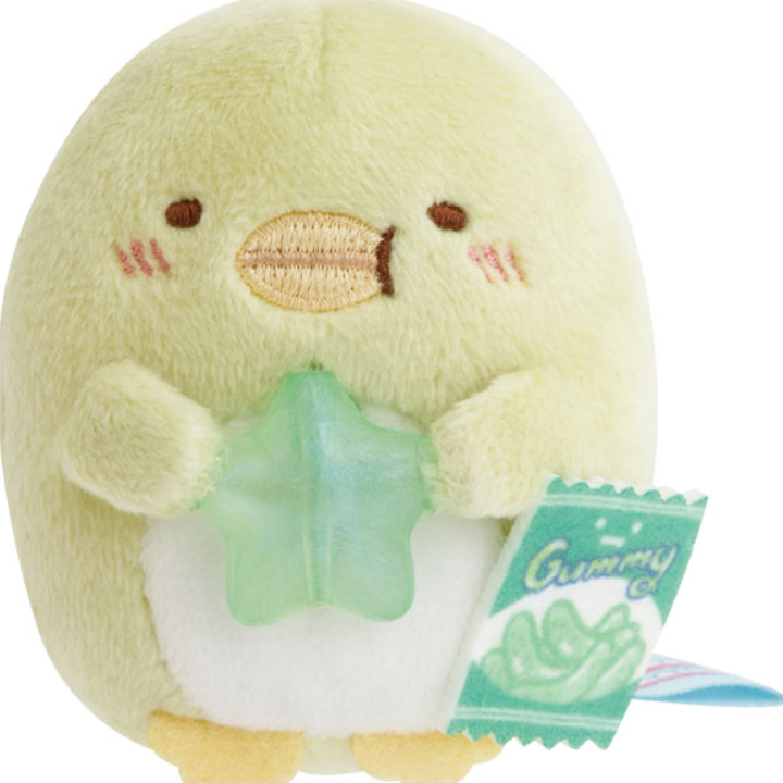 San-X Sumikkogurashi Gummy Party Series Plush Toy (Tonkatsu & Penguin?)