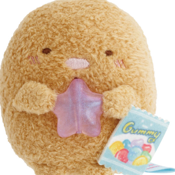 San-X Sumikkogurashi Gummy Party Series Plush Toy (Tonkatsu & Penguin?)