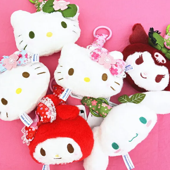 Sanrio Matcha Kimono Face Tag Plush Keychain – MiauMall