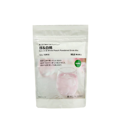 Muji Sakura & White Peach Powdered Drink Mix