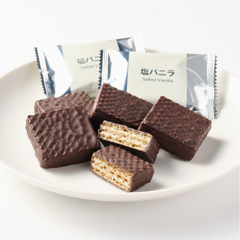 Muji Chocolate Coated Wafers with Salted Vanilla Cream