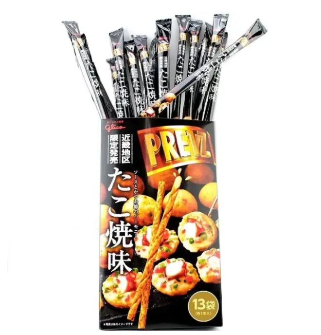 Glico Giant Pretz Crackers (Takoyaki Flavor)