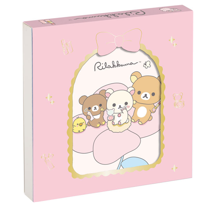 San-X Makeup Rilakkuma Square Memo Pad