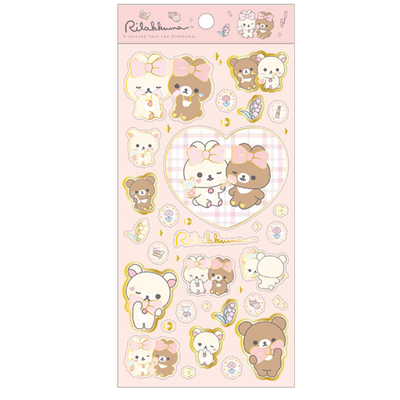 San-X Rilakkuma Ribbon Series Cute Stickers