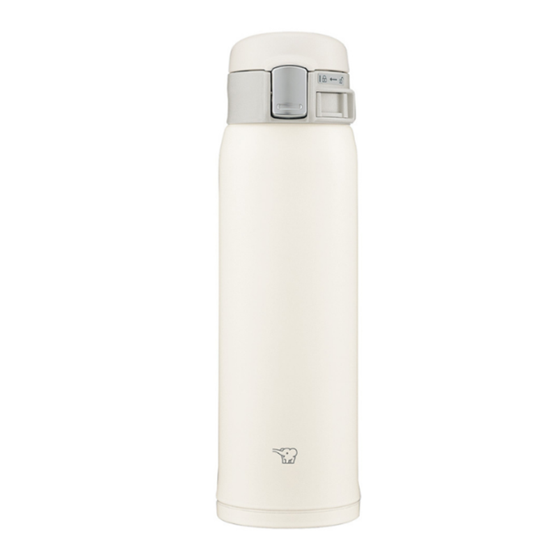Zojirushi Pale White Stainless Steel Bottle SM-SF48-WM