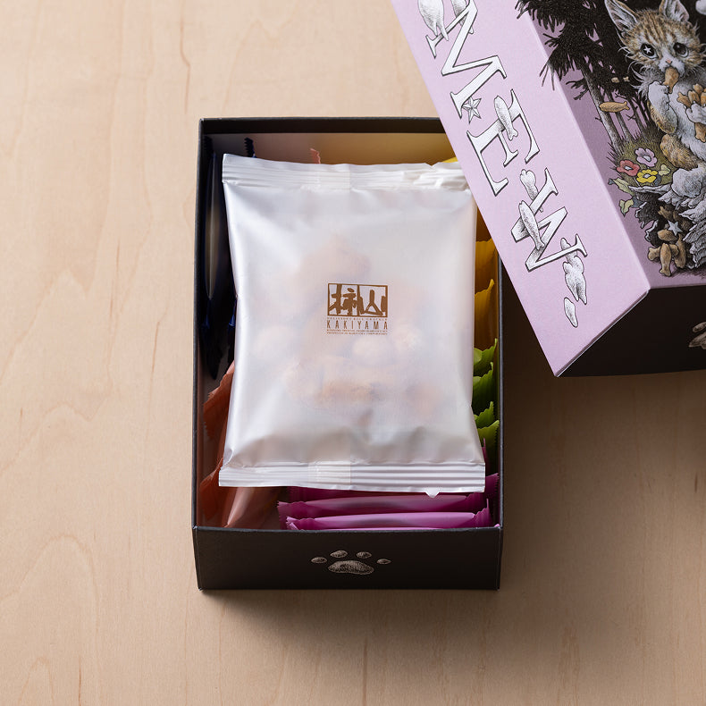 Akasaka Kakiyama “Koneko Pink” (Assorted Rice Cracker Gift Set)