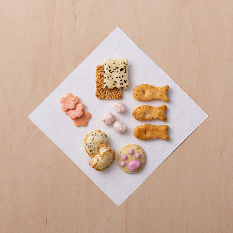 Akasaka Kakiyama “Koneko Pink” (Assorted Rice Cracker Gift Set)