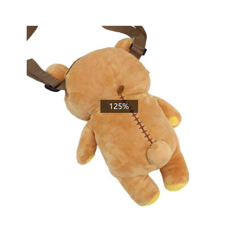 San-X Rilakkuma and Korilakkuma Plush Pochette Bag