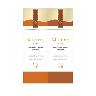 &honey Milky Precious EX Repair Shampoo and Conditioner Trial Set