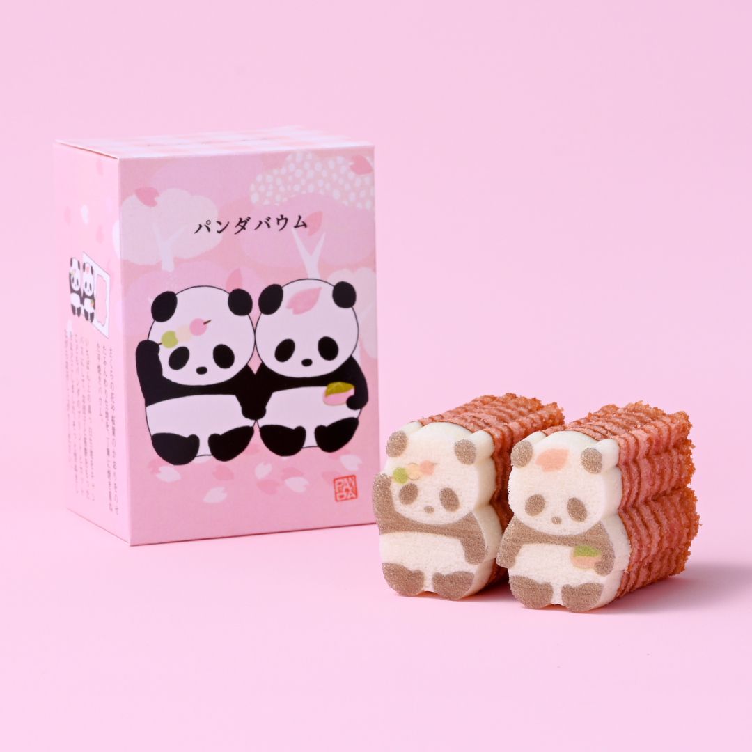 BundoonoMori Sakura Panda Baumkuchen Cake (1 Piece)