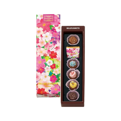 Goncharoff Belle Fleurette A White Day Chocolate Assortment (6 pieces)