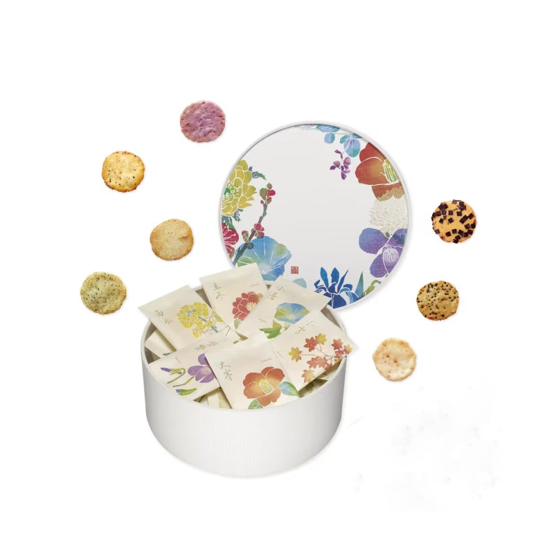 Ginza Akebono 24 Seasons Rice Cracker Assortment (36 Crackers)