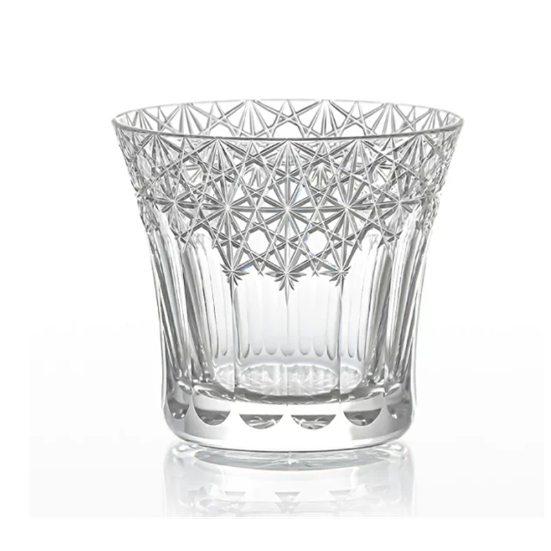 Kagami Edo Kiriko Yume Iro Rock Glass