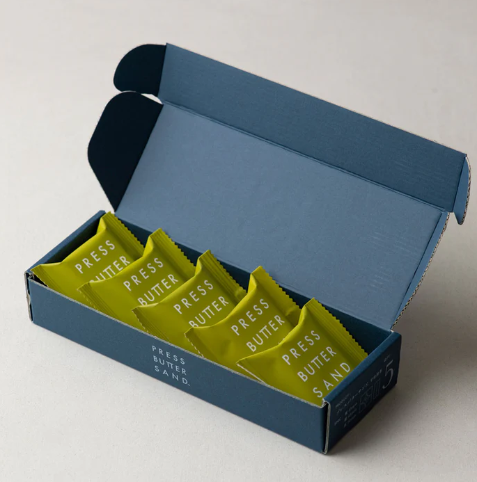 PREORDER PRESS BUTTER SAND Cream Sandwich Cookies (Set of 5, Assorted Flavors)