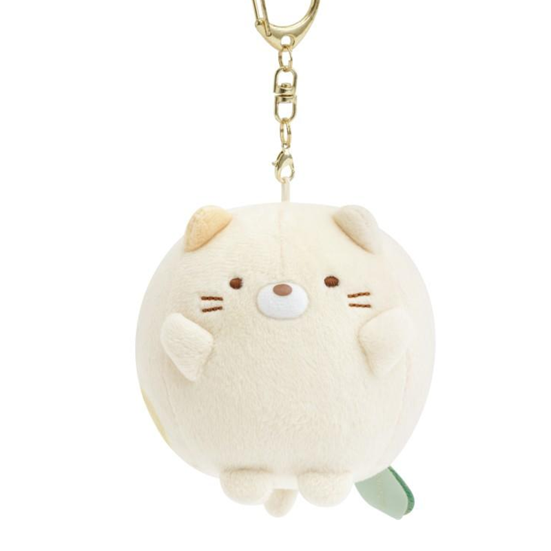 San-X Sumikko Gurashi Tanuki's Round Restaurant Plush Keychain