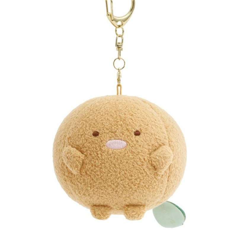San-X Sumikko Gurashi Tanuki's Round Restaurant Plush Keychain