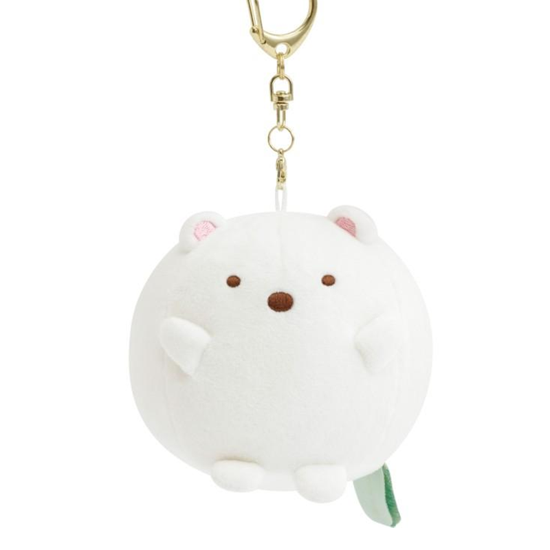 San-X Sumikko Gurashi Tanuki's Round Restaurant Plush Keychain
