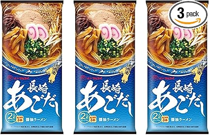 PREORDER Marutai Nagasaki Agodashi Shoyu Ramen (Set of 3 Packs)