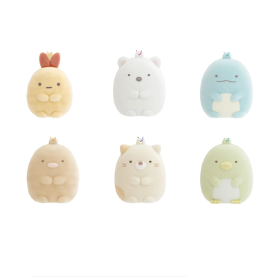 San-X Sumikko Gurashi Tanuki's Round Restaurant Felt Keychain Blind Box (Random 1 of 6)