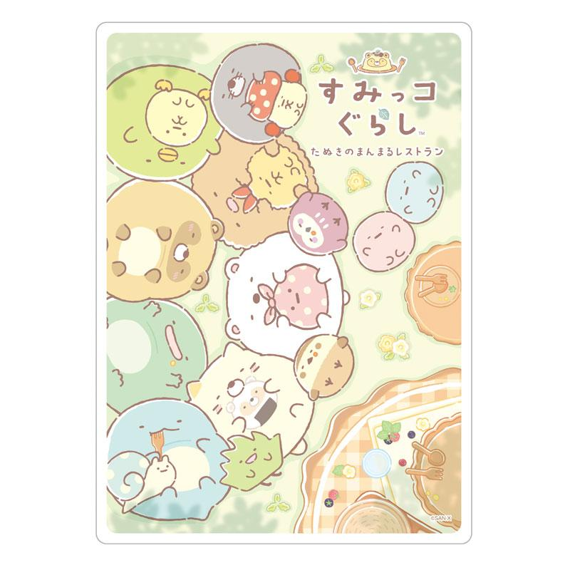 San-X Sumikko Gurashi Tanuki's Round Restaurant Desk Pad