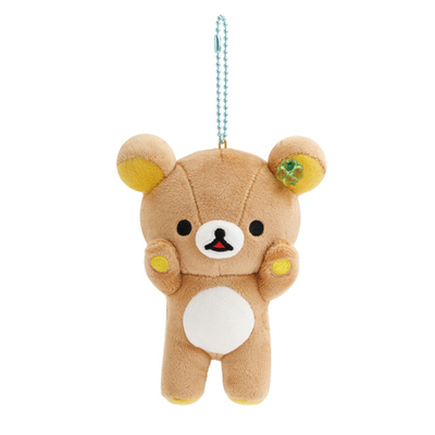 San-X Rilakkuma - Chairokoguma's Kumakyun Days Plush Keychain