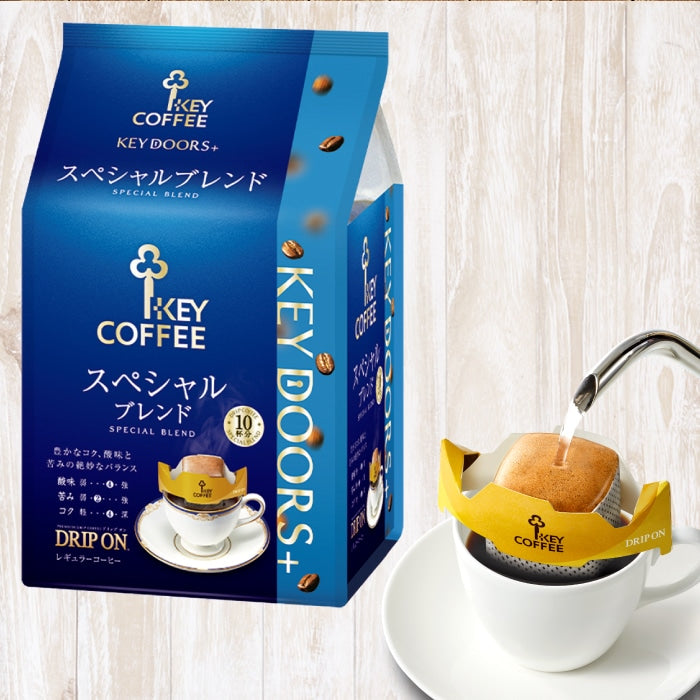 KEY COFFEE Drip On Special Blend (10 Drip Coffee Bags)