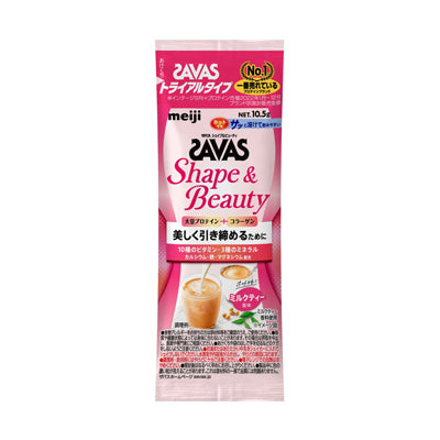 Meiji Savas Shape & Beauty Milk Tea Flavored Multivitamin & Mineral Protein Shake Mix
