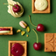 PREORDER PRESS BUTTER SAND Cherry and Pistachio Cream Sandwich Cookies (4 Pieces)
