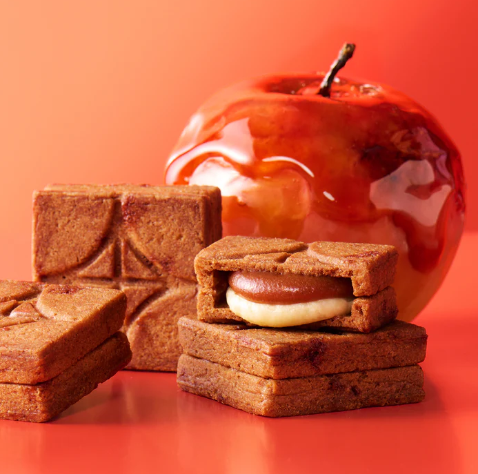 PREORDER PRESS BUTTER SAND Caramelized Apple Sandwich Cookies (4 Pieces)