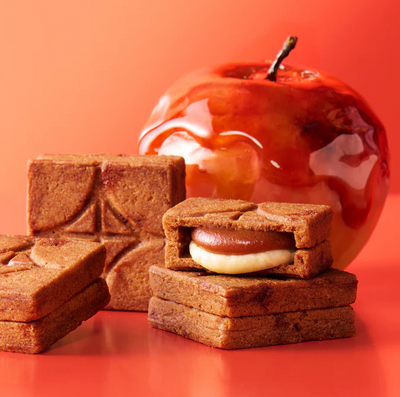 PREORDER PRESS BUTTER SAND Caramelized Apple Sandwich Cookies (4 Pieces)
