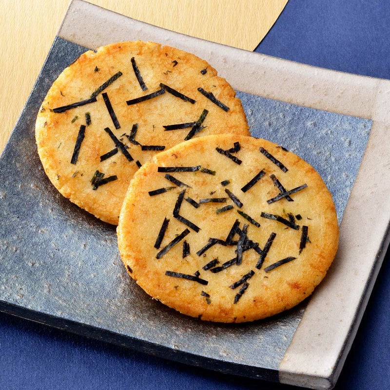 Buson-an Sweetened Soy Sauce and Seaweed Rice Crackers (10 Pieces)