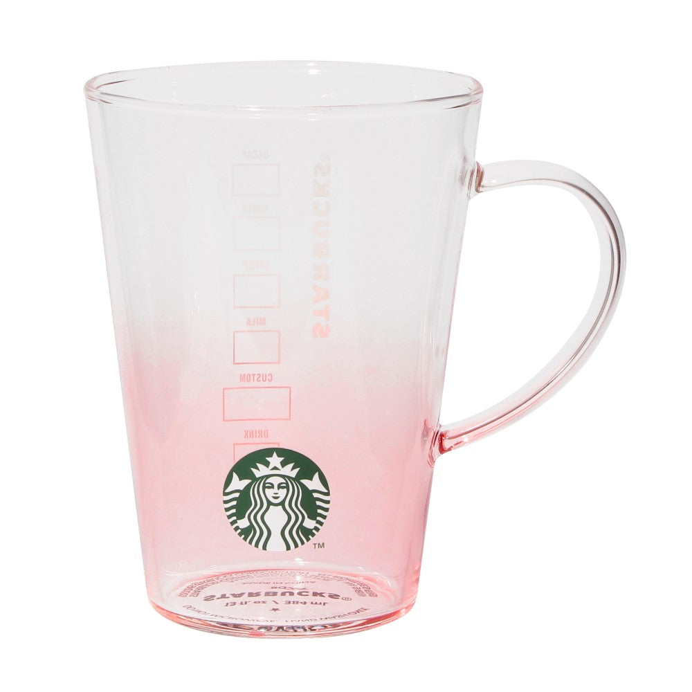Starbucks Heat-Resistant Glass Pink Mug