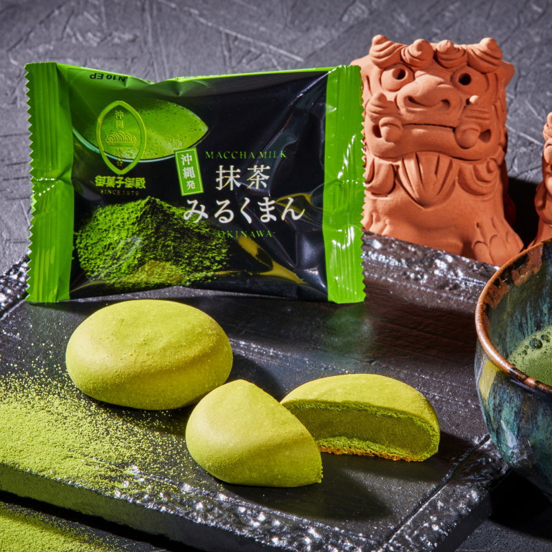 Okashi Goten Matcha Milk Manju (5 Pieces)