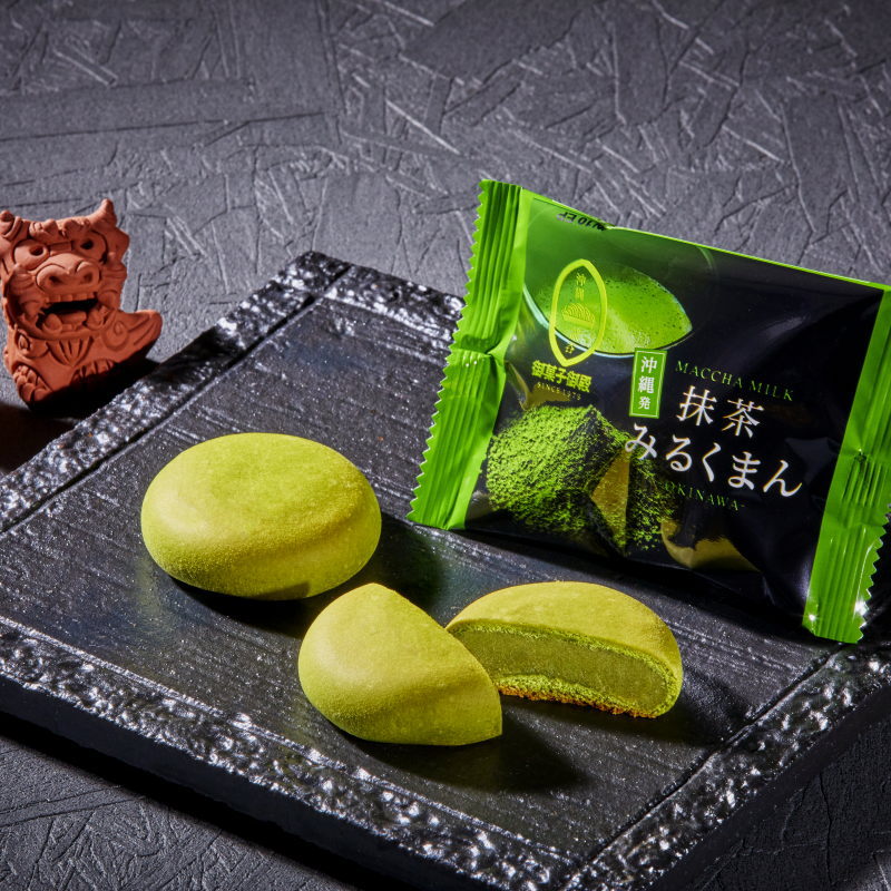 Okashi Goten Matcha Milk Manju (5 Pieces)